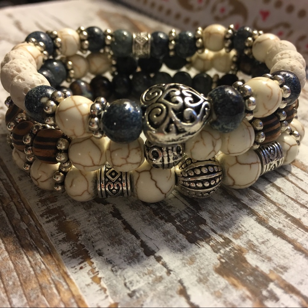 Boho Essential Oil Diffuser Stack~Handmade - Picture 2 of 8